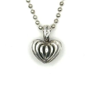 Lagos Silver Heart Pendant Necklace